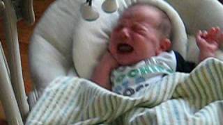 Wills newborn cry  3 weeks old [upl. by Ahsekal]