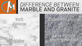 How To Tell Granite From Marble l Marblecom [upl. by Shaefer]