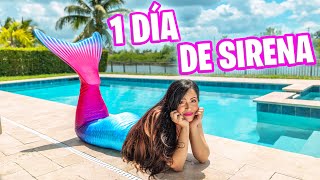 ME CONVIERTO EN SIRENA 😱 1 DÍA VIVIENDO BAJO EL AGUA 😅 Reto Extremo 🧜‍♀️‍ Sandra Cires Art [upl. by Nacul366]