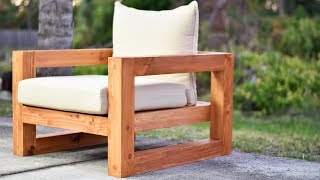 DIY Modern Outdoor Chair [upl. by Joshia680]