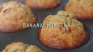 BEST Banana Muffins Recipe [upl. by Eniamert28]