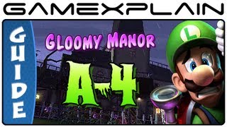 Luigis Mansion 2 Dark Moon Gloomy Manor A4 Gem Boo amp Puzzle Guide amp Walkthrough [upl. by Elsbeth]