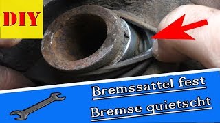 Bremssattel instandsetzen I reparieren I überholen im Detail  How to Rebuild a Brake Caliper [upl. by Euqinahs]