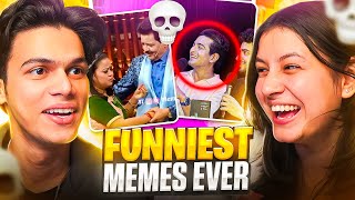 Funniest meme review ever  DANK memes  funny meme review with Kanika😂 [upl. by Yarw630]