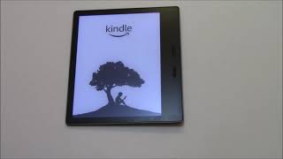 How To Restore An Amazon Kindle Oasis 10th Generation Ebook Reader to Factory Settings [upl. by Stoller]