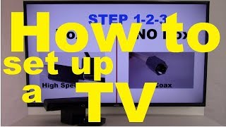 How to set up a TV [upl. by Aneeb]