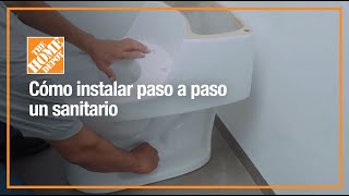 Cómo instalar paso a paso un sanitario  Baños  The Home Depot Mx [upl. by Janik74]