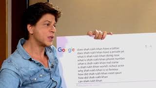 SRK answers the Internets Most Searched Questions  Shah Rukh Khan [upl. by Adlin]