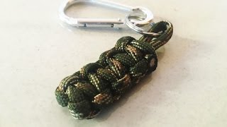 How To Make The Easiest Paracord Keychain  WhyKnot [upl. by Araek]