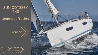 SUN ODYSSEY 440 de Jeanneau  Visite Guidée en français [upl. by Aimaj]