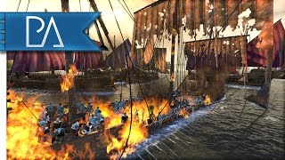 MEDIEVAL NAVAL BATTLE  Medieval Kingdoms Total War 1212AD Gameplay [upl. by Adnileb]