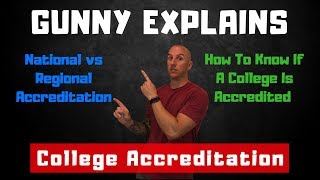 College Accreditation Explained  College Terminology [upl. by Pavlov]