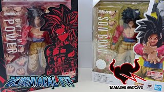 SSJ4 Goku Comparison  Demoniacal Fit VS SH Figuarts [upl. by Lotus]