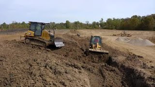 Working Together Cat® D4 Dozer and 953 Track Loader [upl. by Eenaffit]