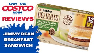 Costco Review  Jimmy Dean Breakfast Sandwich [upl. by Ninazan184]