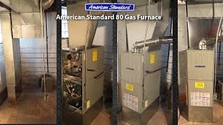 Rheem Criterion Furnace Upgraded To American Standard 80 Gas Furnace [upl. by Reisman]