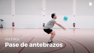 Pase de antebrazos  Voleibol [upl. by Lucienne608]