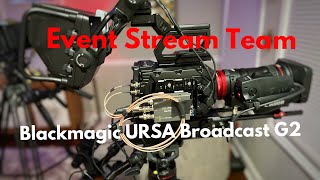 BlackmagicDesignOfficial URSA Broadcast G2 configuration [upl. by Anhavas]