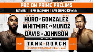 Tank vs Roach FIGHT NIGHT PRELIMS  TankRoach [upl. by Drucill]