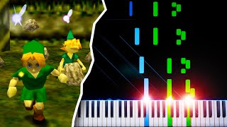 Kokiri Forest TLoZ Ocarina of Time  Piano Tutorial [upl. by Aneehsor]