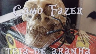 Como fazer teia de aranha [upl. by Ainadi]