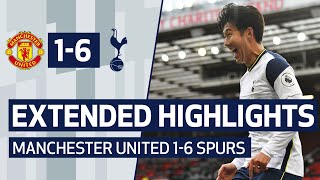 EXTENDED HIGHLIGHTS  MANCHESTER UNITED 16 TOTTENHAM HOTSPUR [upl. by Caryl]