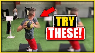 Top Velocity Med Ball Drills Explained 3X Med Ball Throws [upl. by Dorren]