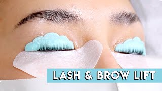 I Got A Lash amp Brow Lift  Heres how the professionals do it [upl. by Gambrill953]