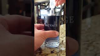 Refilling Sauvage travel perfume atomizer [upl. by Barfuss]