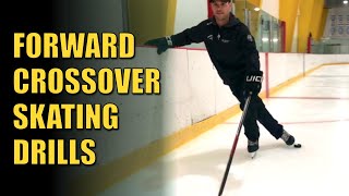 13 Power Skating Drills to Improve Your Forward Crossovers [upl. by Htyderem]