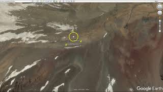 Andes Plane Crash route and location from Google Earth [upl. by Suzette]