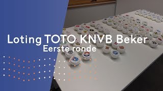 Loting eerste ronde TOTO KNVB Beker [upl. by Aramaj]