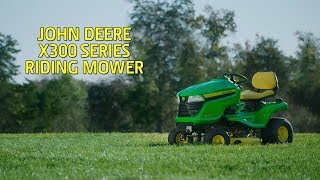 John Deere X300 Series Lawn Tractors [upl. by Rider]