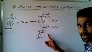 Preparation of Phenol from Benzene Sulphonic Acid [upl. by Araj113]