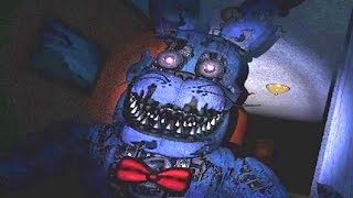 Five Nights At Freddys 4 NIGHTMARE BONNIE JUMPSCARE FNAF 4 Jumpscare [upl. by Oinafipe27]