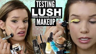 Full Face TESTING LUSH Makeup WORTH IT or TOSS IT [upl. by Addy]