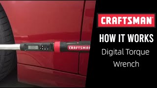 Craftsman Digital Torque Wrench  38 and 12 [upl. by Chin]