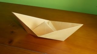 ⩥ Cómo hacer un BARCO 🛶 de papel FÁCIL  Origami PASO A PASO [upl. by Karsten978]