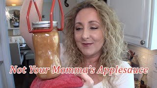 Not Your Mommas Applesauce  Small Batch Canning Recipe [upl. by Nosyarg]