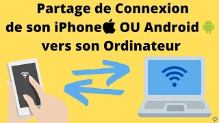 Faire un partage de connexion de son iPhone ou Android à son ordinateur [upl. by Maribel]