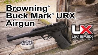 Browning Buck Mark URX 177 Pellet Pistol Air Gun  Umarex Airguns [upl. by Atsejam]