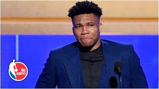 Giannis emotional MVP acceptance speech  2019 NBA Awards [upl. by Ilise]