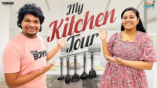 My Kitchen Tour  Avinash and Anuja  Mukku Avinash  Tamada Media [upl. by Jairia38]