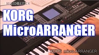 KORG micro ARRANGER DemoampReview English Captions [upl. by Yleme381]