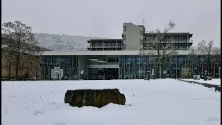 Snow Covered Saarland University [upl. by Devol]