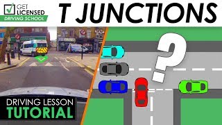 Basic T Junctions  Driving Tutorial  Updated 2024 [upl. by Laitselec]