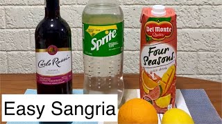 Easy Sangria Recipe [upl. by Firman211]