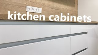 diy frameless kitchen cabinets [upl. by Sorenson513]