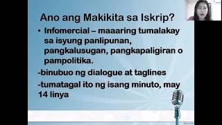 Pagsulat ng Iskrip sa Radio Broadcasting o Teleradyo [upl. by Nedyah246]