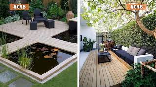 100 Simple Small Backyard Ideas  Beautiful Backyard Landscaping [upl. by Nennarb]